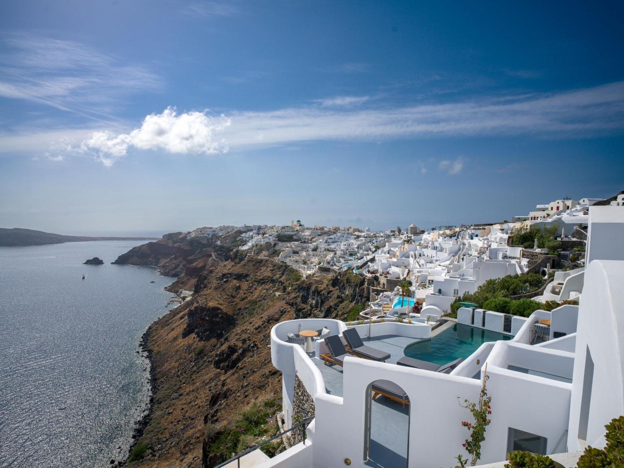 Hotel Ikies Santorini Oia  Exterior foto