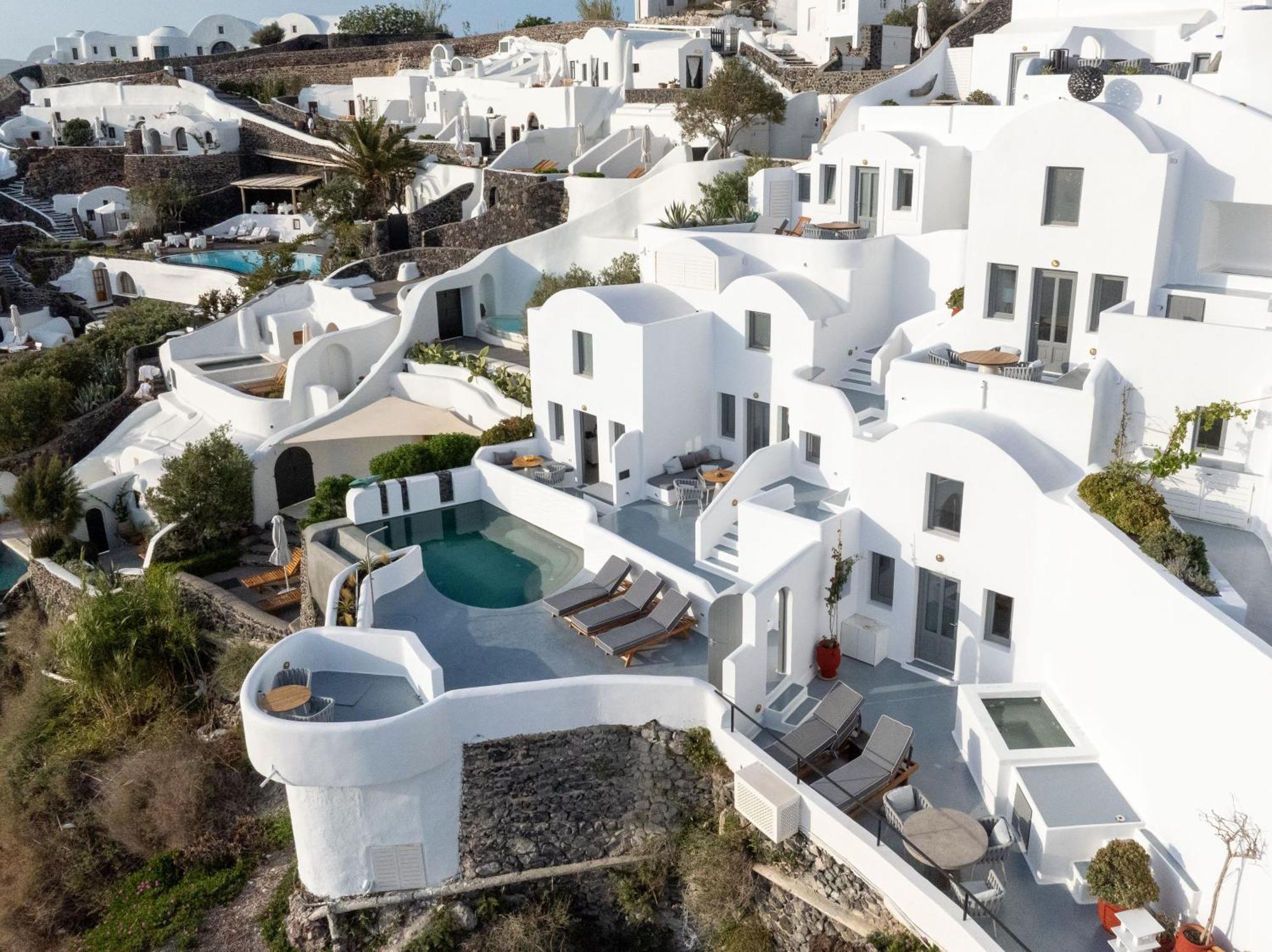 Hotel Ikies Santorini Oia  Exterior foto
