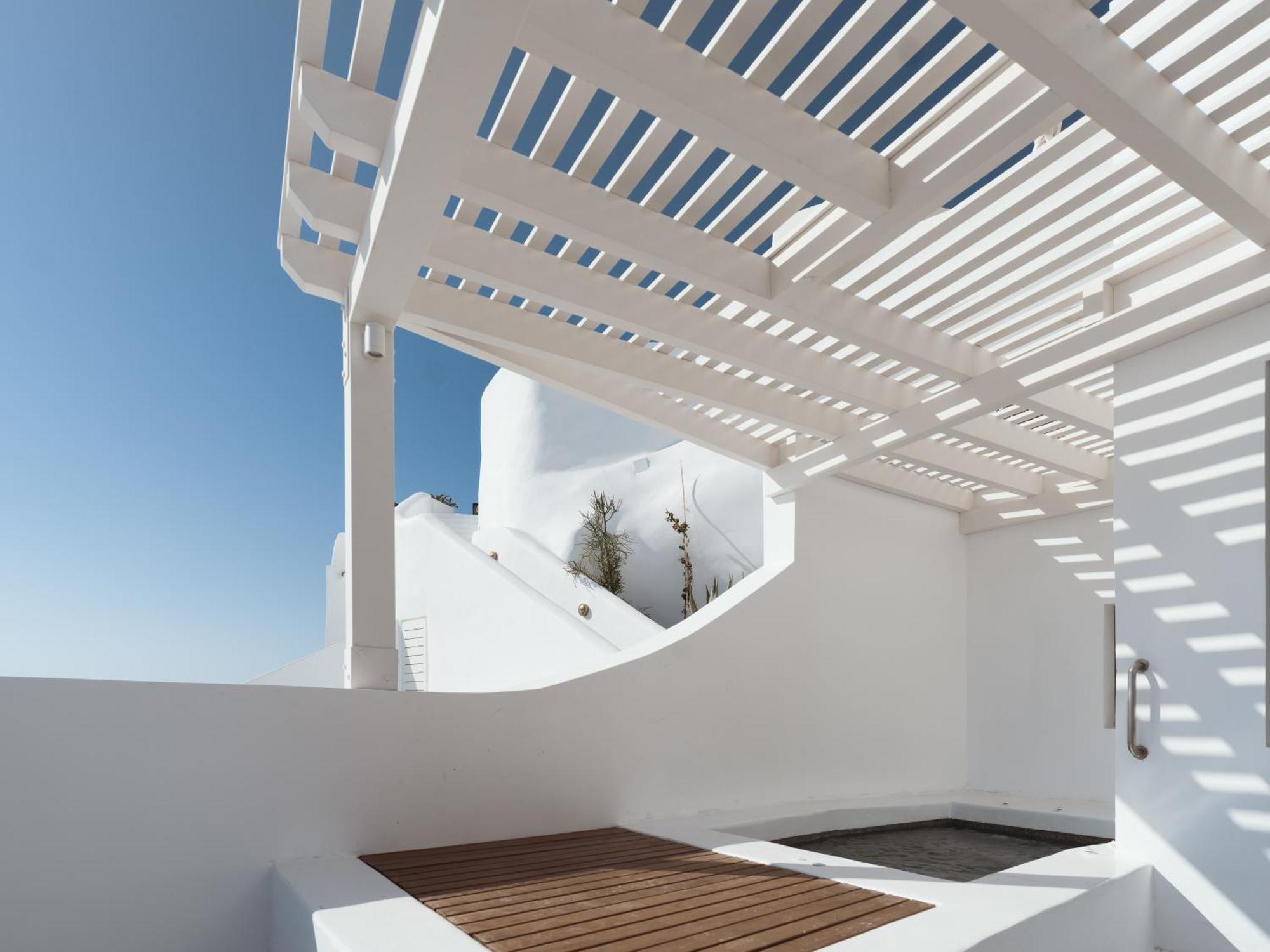 Hotel Ikies Santorini Oia  Habitación foto